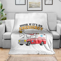 Registered Goose Nurse Throw Blanket Honk If It Is An Emergency - Wonder Print Shop