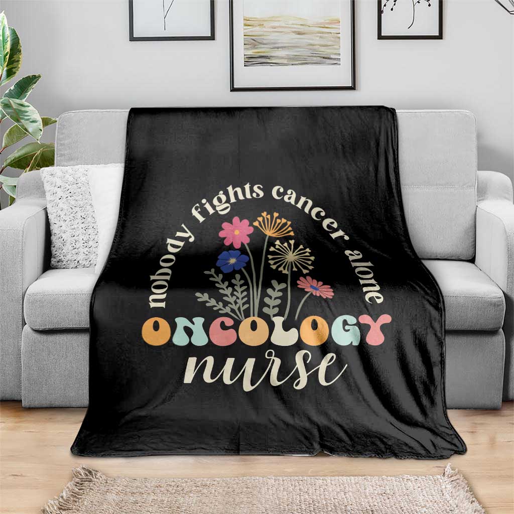 Funny Oncology Nurse Throw Blanket Squad Oncology Medical Assistant - Wonder Print Shop
