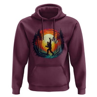 Bigfoot Racing Hoodie Sasquatch Checkered Flag - Wonder Print Shop