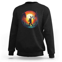 Bigfoot Racing Sweatshirt Sasquatch Checkered Flag - Wonder Print Shop