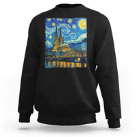 Cologne Cathedral Silhouette Köln German Starry Night Style Sweatshirt