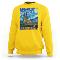 Cologne Cathedral Silhouette Köln German Starry Night Style Sweatshirt