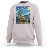 Cologne Cathedral Silhouette Köln German Starry Night Style Sweatshirt