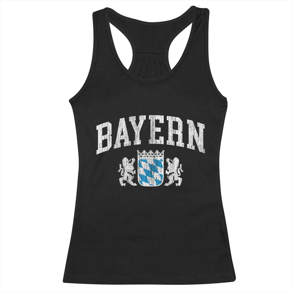 Bayern Bavaria German Munich Oktoberfest Germany Racerback Tank Top