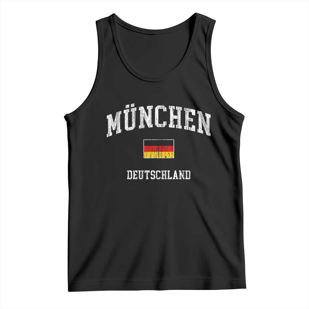 Munich München Germany German Flag Deutschland Tank Top