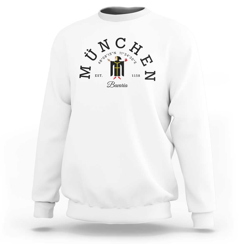 Munich München Bavaria Germany Coat of Arms Souvenir German Sweatshirt