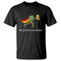 We Prosit At Dawn T Shirt Funny Oktoberfest Frog
