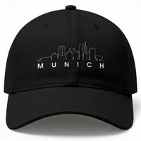 Munich Skyline Frauenkirche Cityscape Germany Baseball Cap
