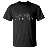 Munich Skyline Frauenkirche Cityscape Germany T Shirt