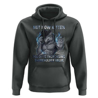Not Now Kitten Daddy Increasing Shareholder Value Hoodie Funny Wolf Meme