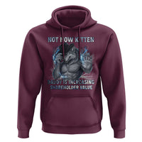 Not Now Kitten Daddy Increasing Shareholder Value Hoodie Funny Wolf Meme