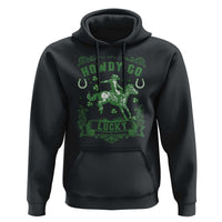 Cowboy St Patrick's Day Hoodie Howdy Go Lucky