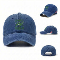 Cowboy St Patrick's Day Washed Cotton Baseball Cap Howdy Go Lucky