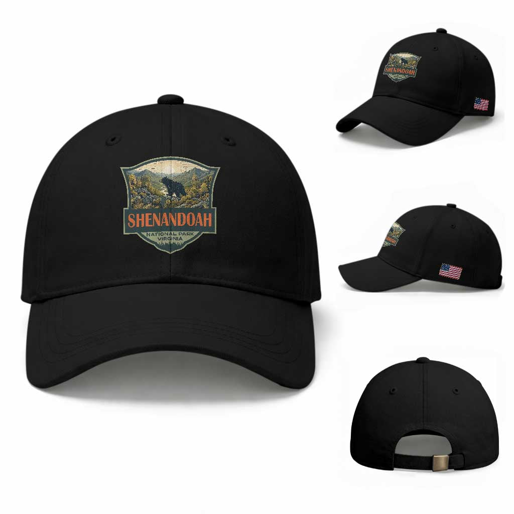 Shenandoah National Park Baseball Cap Virginia Black Bear Mountain