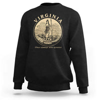 Vintage Virginia Motto Sic Semper Tyrannis Sweatshirt