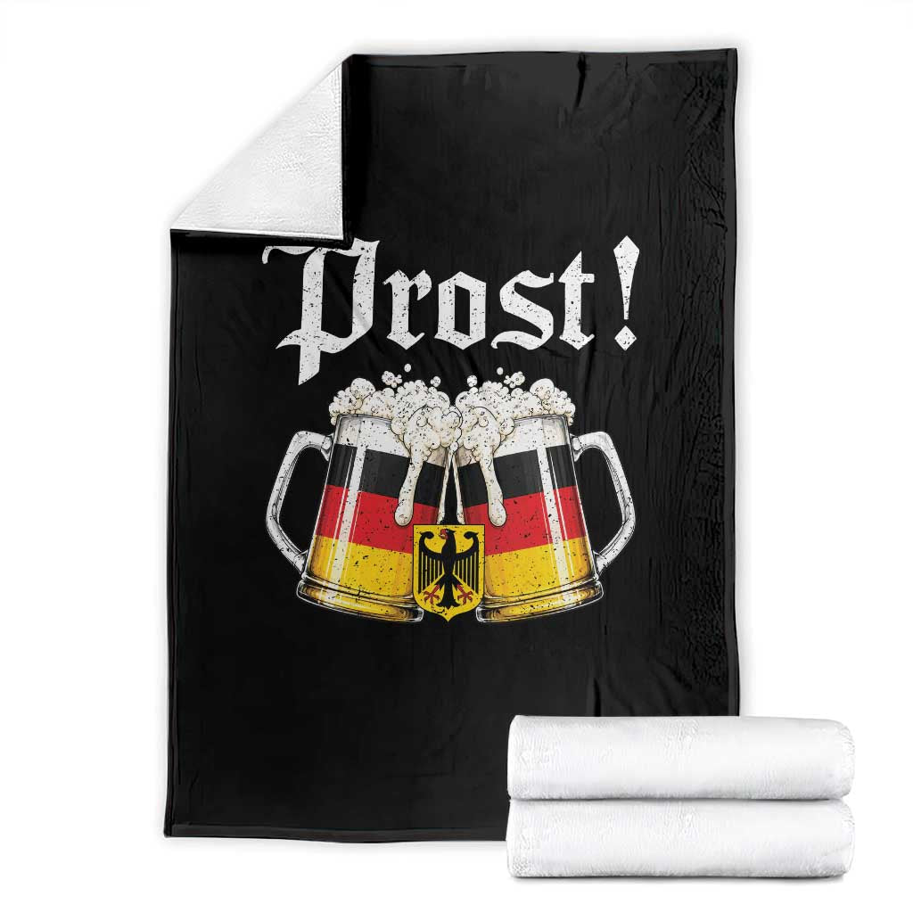 Vintage Oktoberfest Beer Drinking Prost German Festival Throw Blanket