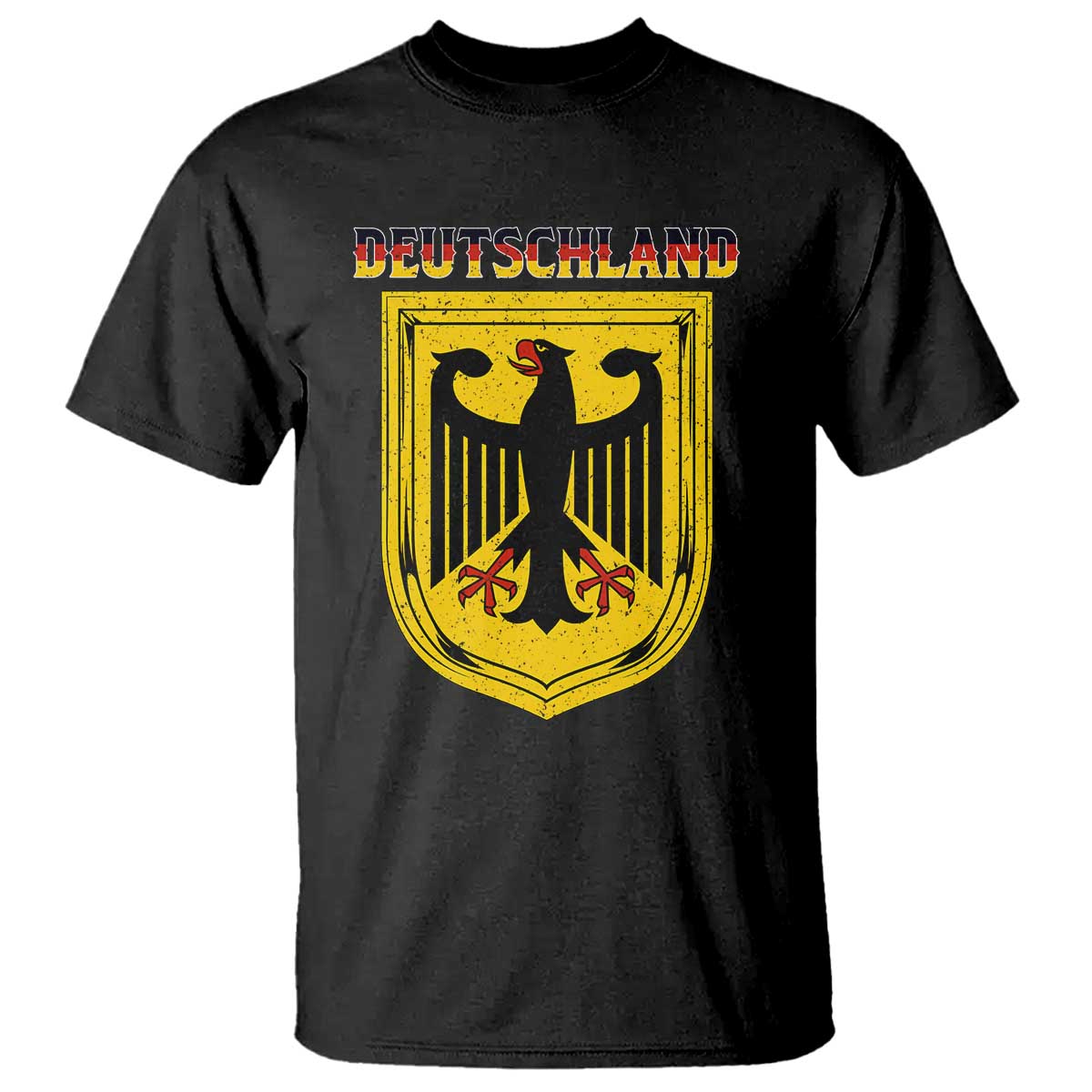 Deutschland Germany Eagle Nationalism Federal Coat of Arms German Flag T Shirt
