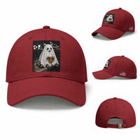 Funny Ghost Raccoon Drinking Beer Feral Halloween Gift Baseball Cap