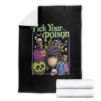 Pick Your Poison Throw Blanket Vintage Princess Halloween