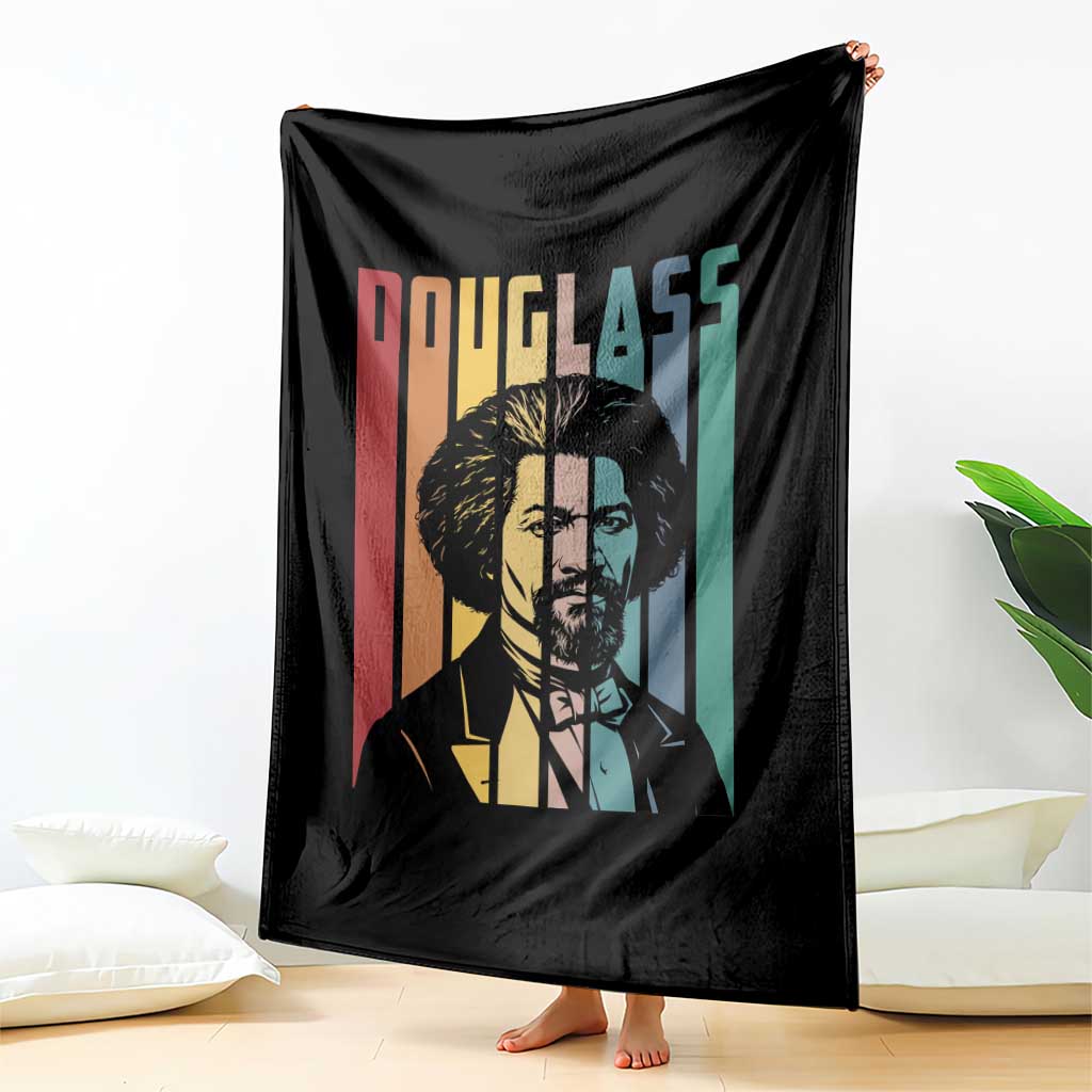 Frederick Douglass Throw Blanket American Black History - Wonder Print Shop