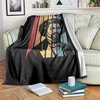 Frederick Douglass Throw Blanket American Black History - Wonder Print Shop
