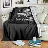 Frederick Douglass Quote Throw Blanket Is There Is No Struggle There Is No Progress - Wonder Print Shop