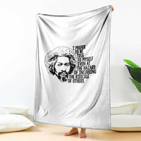 Frederick Douglass Pride Quote Throw Blanket - Wonder Print Shop