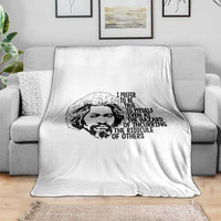 Frederick Douglass Pride Quote Throw Blanket - Wonder Print Shop