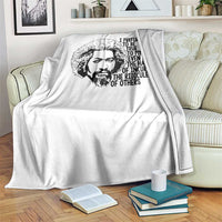 Frederick Douglass Pride Quote Throw Blanket - Wonder Print Shop