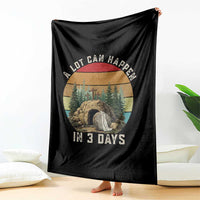 A Lot Can Happen in 3 Days Throw Blanket Christian Easter