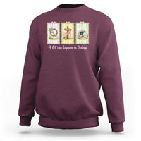 A Lot Can Happen in 3 Days Sweatshirt Christian Jesus Easter
