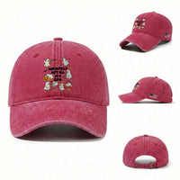 Funny Duck Ghost Halloween Washed Cotton Baseball Cap Most Definitely Not All In A Row