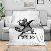 The Sandwich Guy Free DC Throw Blanket Funny Racoon Meme - Wonder Print Shop