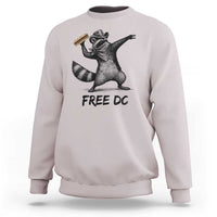 The Sandwich Guy Free DC Sweatshirt Funny Racoon Meme - Wonder Print Shop