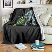 Wendigo Monster Throw Blanket Cryptid Mythical Christmas - Wonder Print Shop