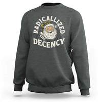 Funny Santa Camo Christmas Sweatshirt Radicalized By Basic Decency - Wonder Print Shop