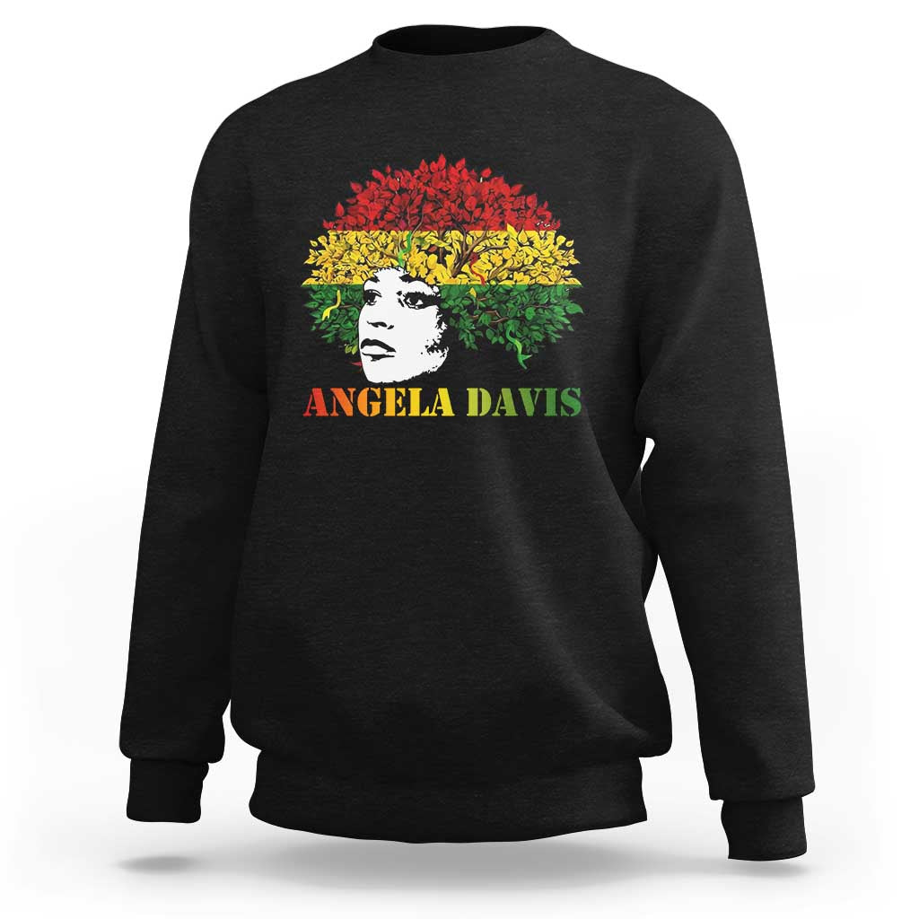 Angela Davis Sweatshirt Black History Month - Wonder Print Shop