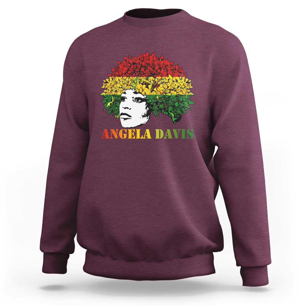 Angela Davis Sweatshirt Black History Month - Wonder Print Shop