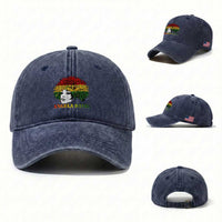 Angela Davis Washed Cotton Baseball Cap Black History Month