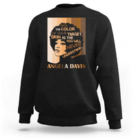 Angela Davis Inspirational Quote Sweatshirt Black Pride Melanin - Wonder Print Shop