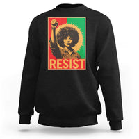 Angela Davis Sweatshirt Political Protest Resist Civil Rights Freedom - Wonder Print Shop