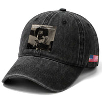 Angela Davis Inspirational Quote Washed Cotton Baseball Cap Black History Month