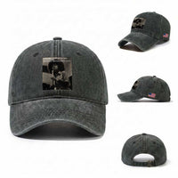 Angela Davis Inspirational Quote Washed Cotton Baseball Cap Black History Month