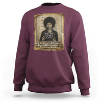 Angela Davis Inspirational Quote Sweatshirt Black History Melanin - Wonder Print Shop