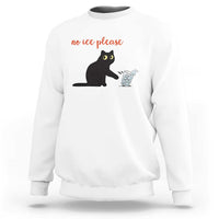 No Ice Please Sweatshirt Funny Cat Abolish ICE Meme Protest