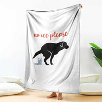 No Ice Please Throw Blanket Funny Dog Anti ICE Meme