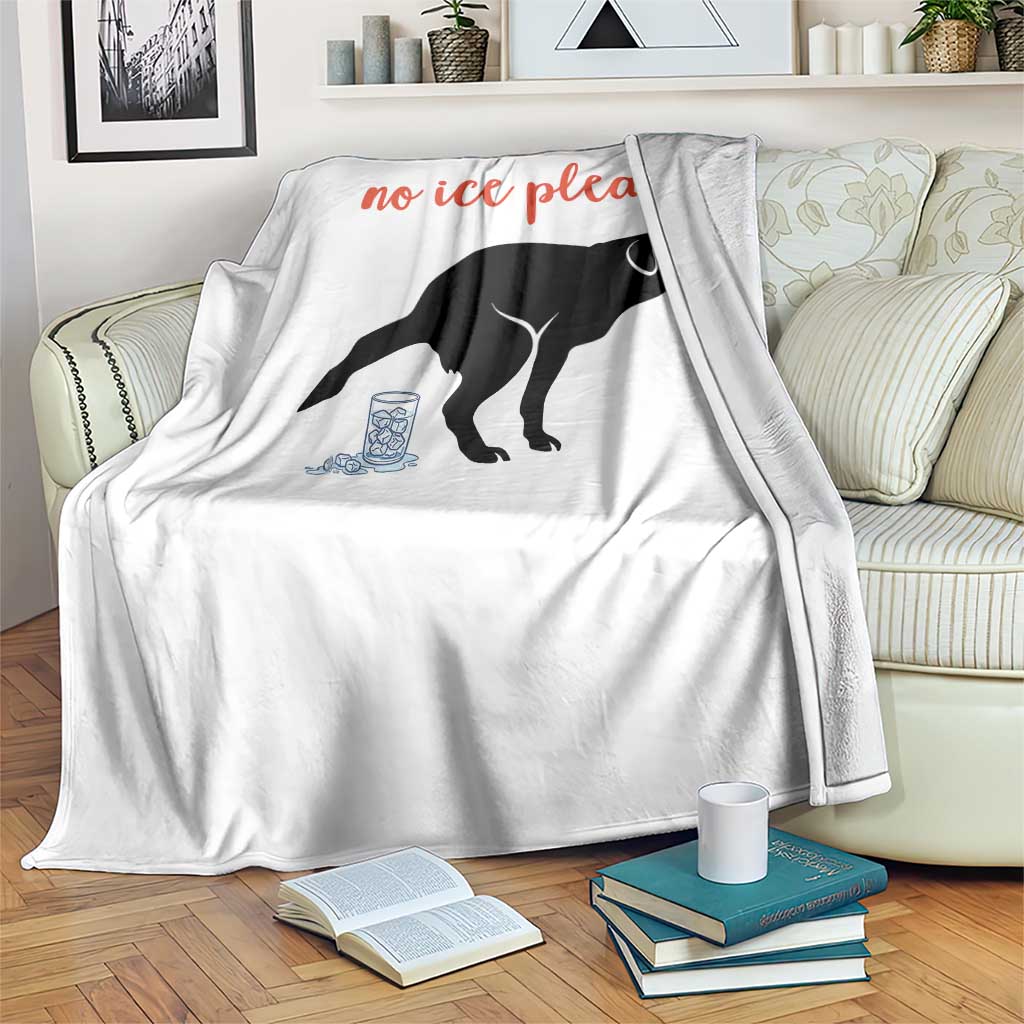 No Ice Please Throw Blanket Funny Dog Anti ICE Meme