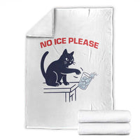 No Ice Please Throw Blanket Funny Cat Anti ICE Meme