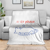 No Ice Please Throw Blanket Funny Cat Anti ICE Deportation Human Rights