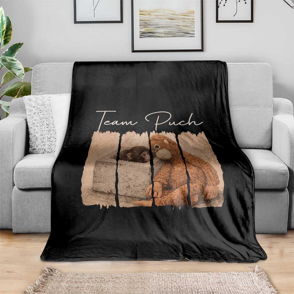 Team Punch Throw Blanket Baby Monkey And Plush Toy Viral